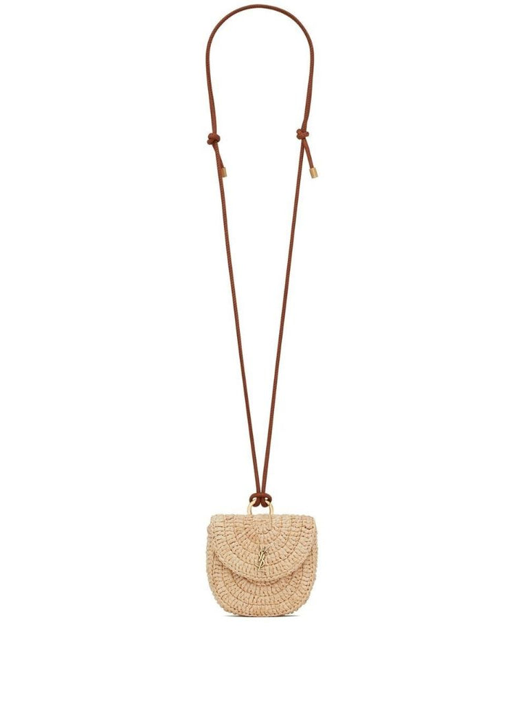 Neutral Panier Raffia Airpod Case