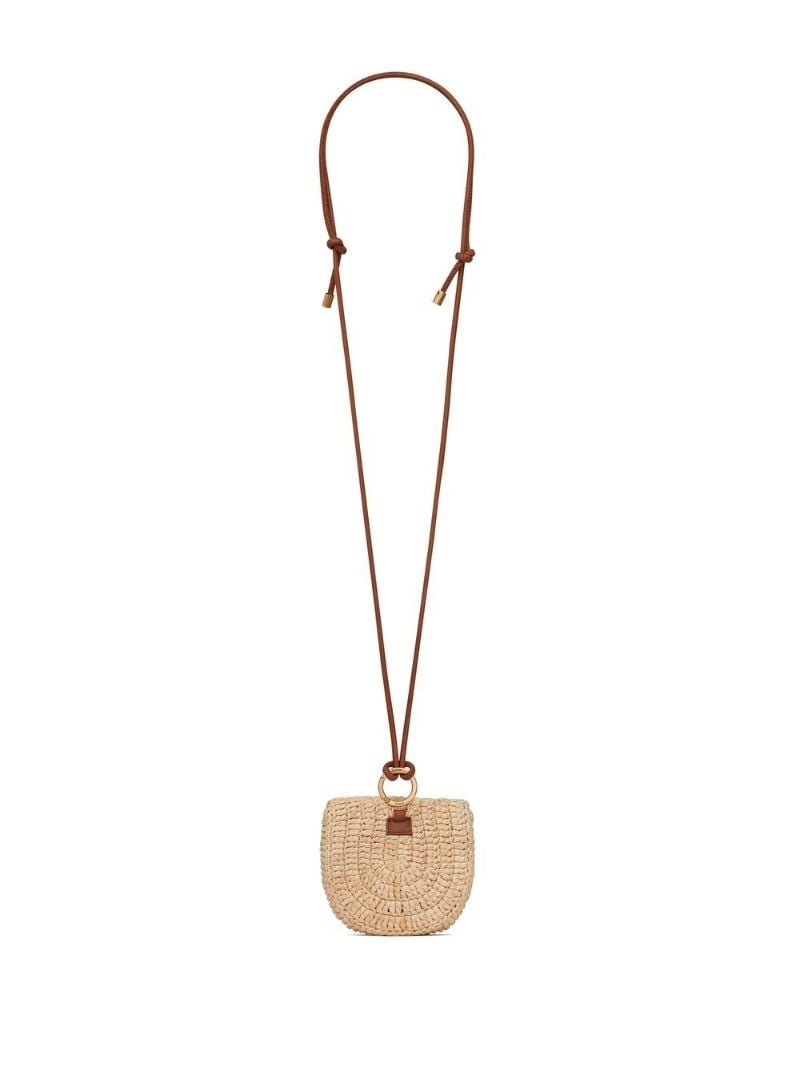 Neutral Panier Raffia Airpod Case