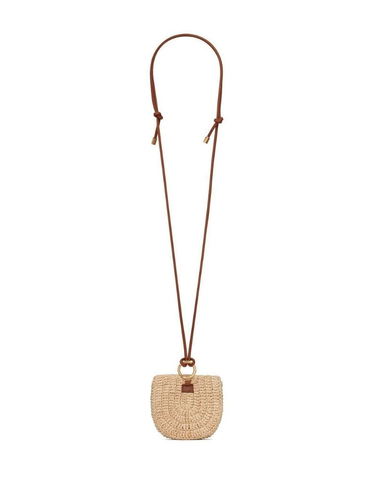Neutral Panier Raffia Airpod Case