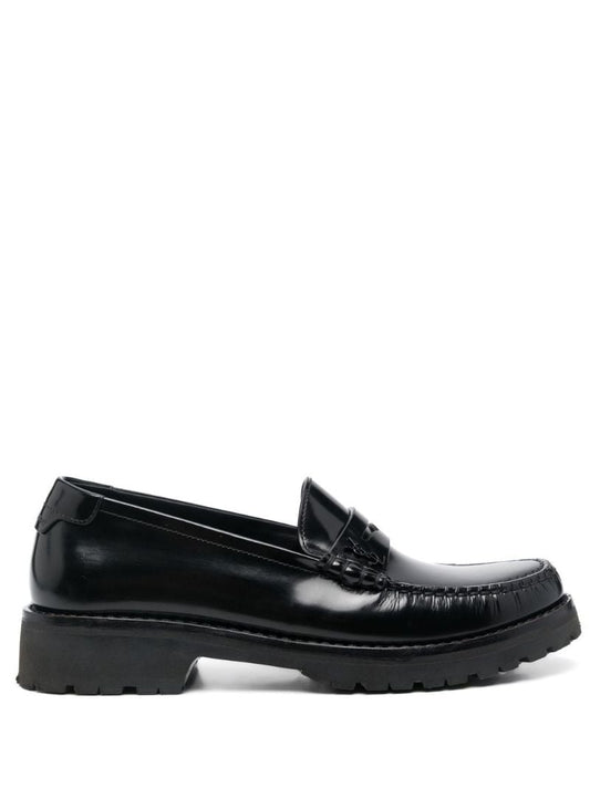 Black Le Loafer Leather Penny Loafers