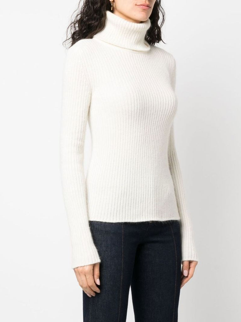 Neutral Ribbed Sweater