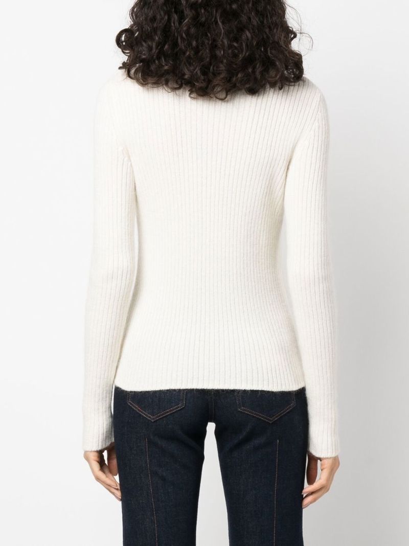 Neutral Ribbed Sweater