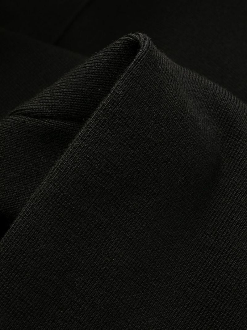 Black Faux-fur Bandeau Dress