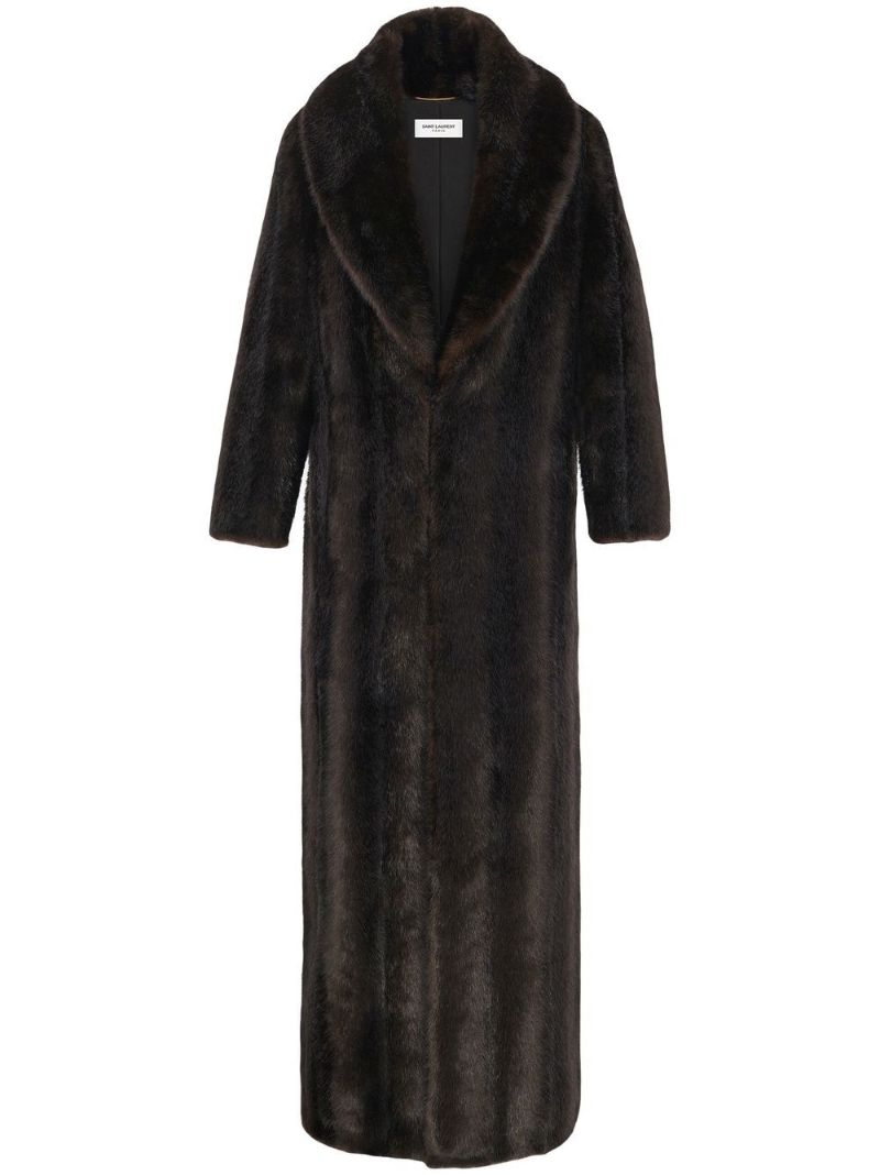 Brown Faux Fur Coat