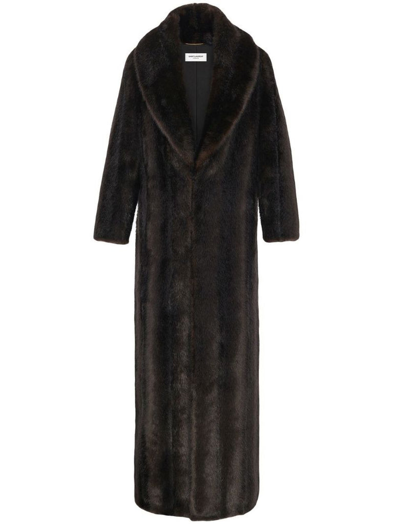 Brown Faux Fur Coat