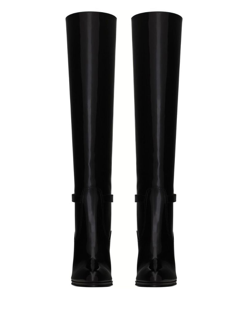 Black Diane 110 Patent Leather Boots