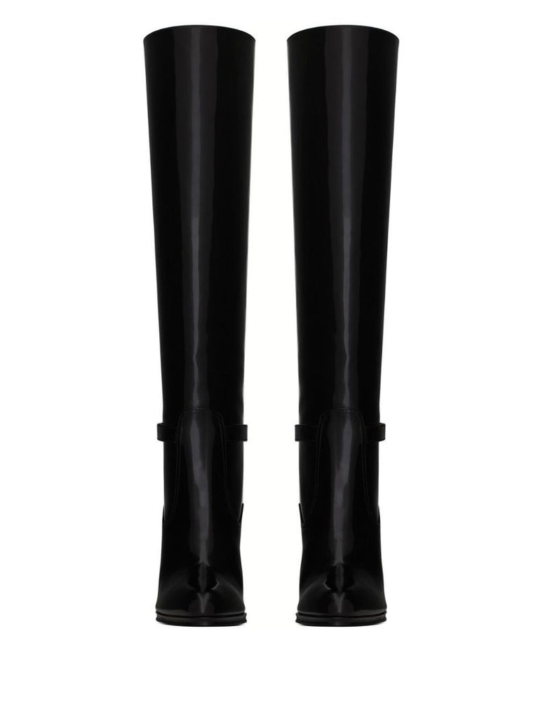 Black Diane 110 Patent Leather Boots