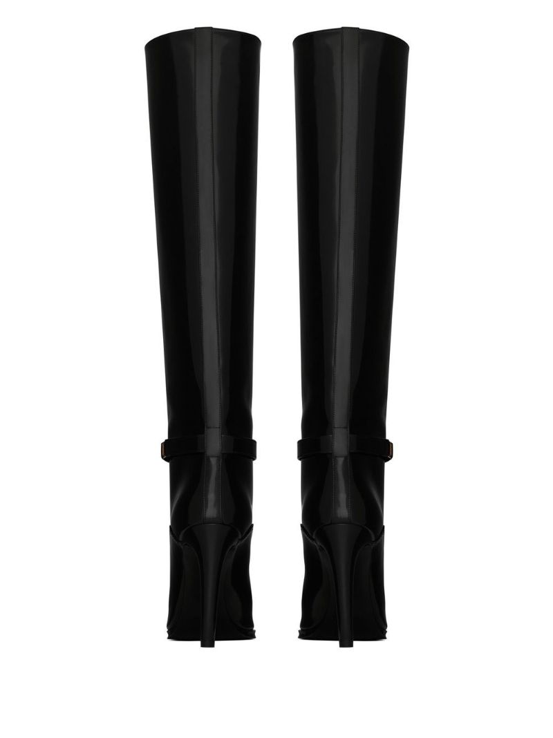 Black Diane 110 Patent Leather Boots