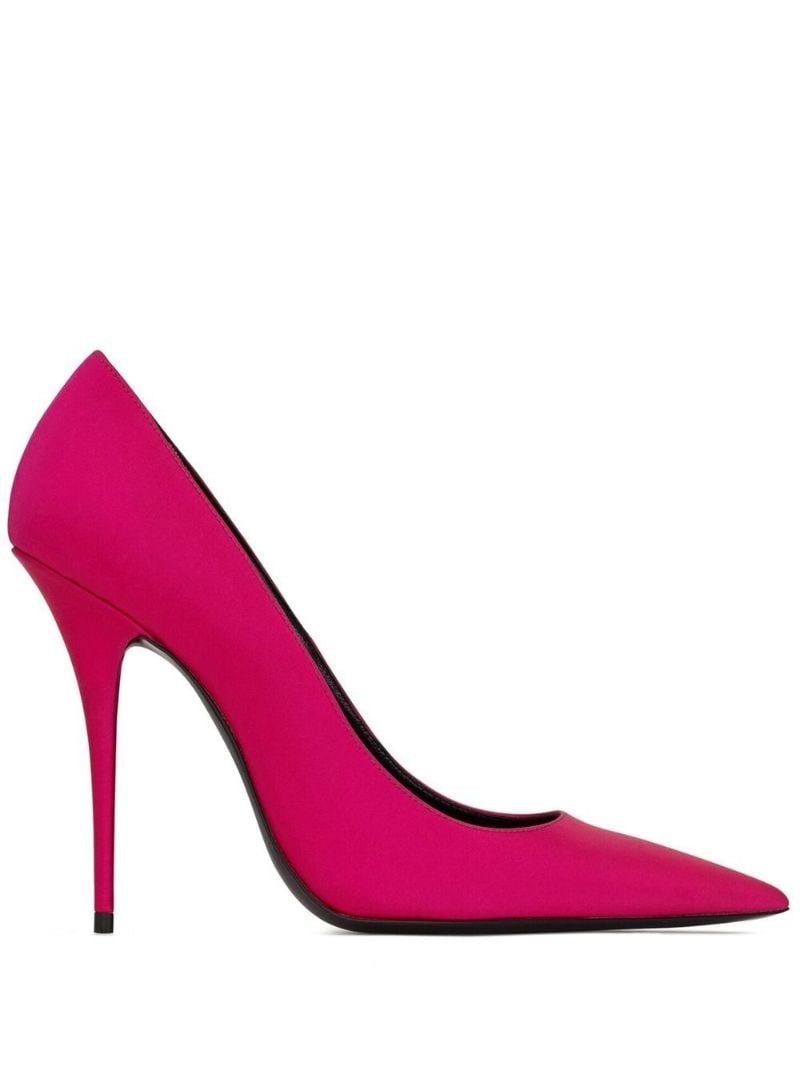 Pink Marylin 110 Satin Pumps