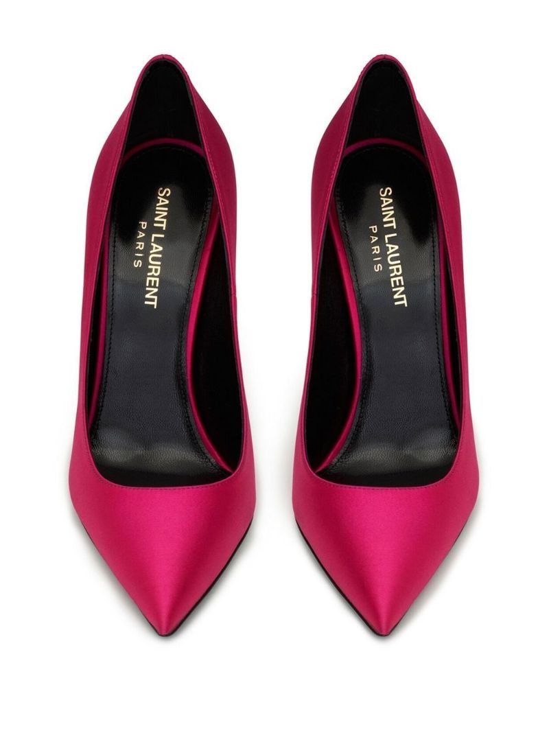 Pink Marylin 110 Satin Pumps