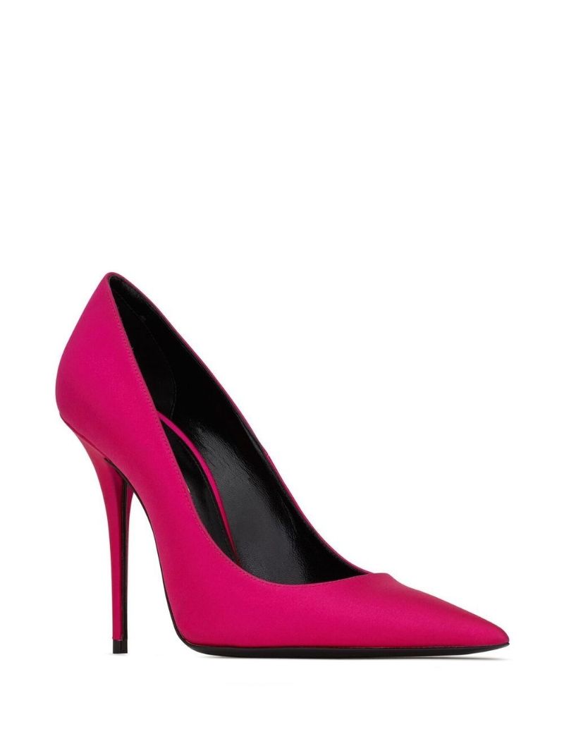 Pink Marylin 110 Satin Pumps