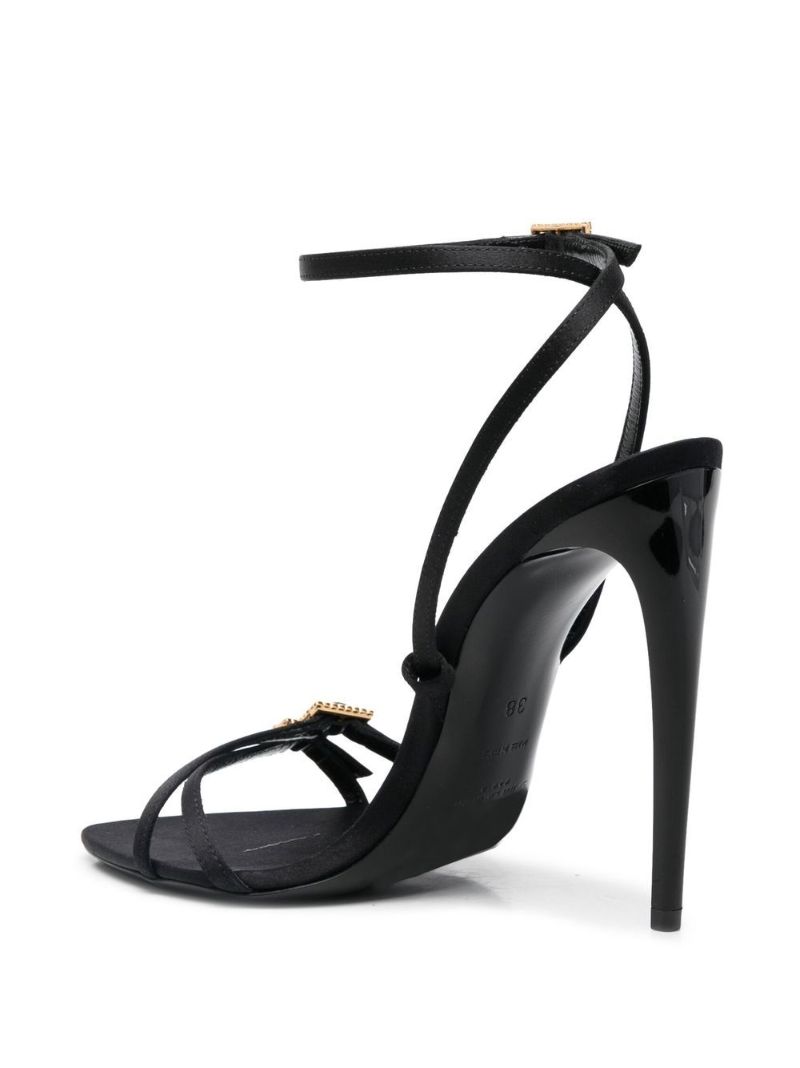 Black New Nuit 100 Leather Sandals
