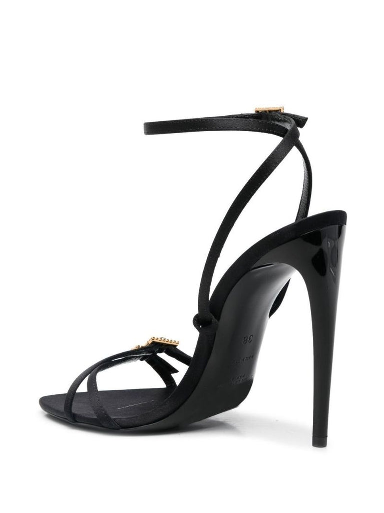Black New Nuit 100 Leather Sandals