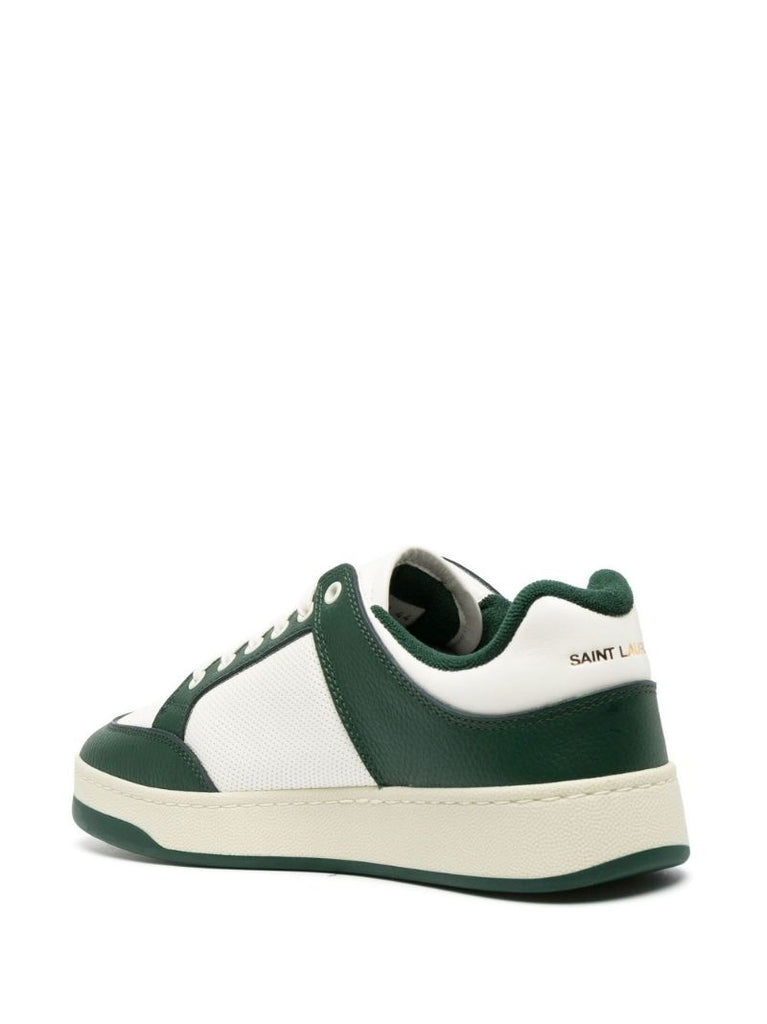 Green Sl/61 Leather Sneakers