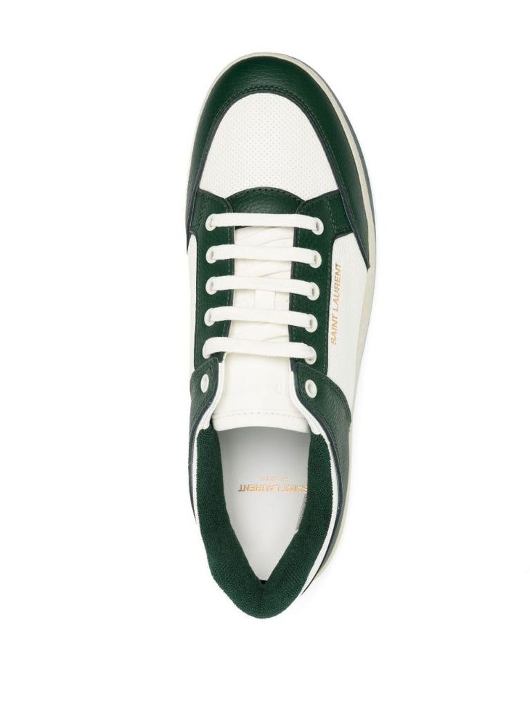 Green Sl/61 Leather Sneakers