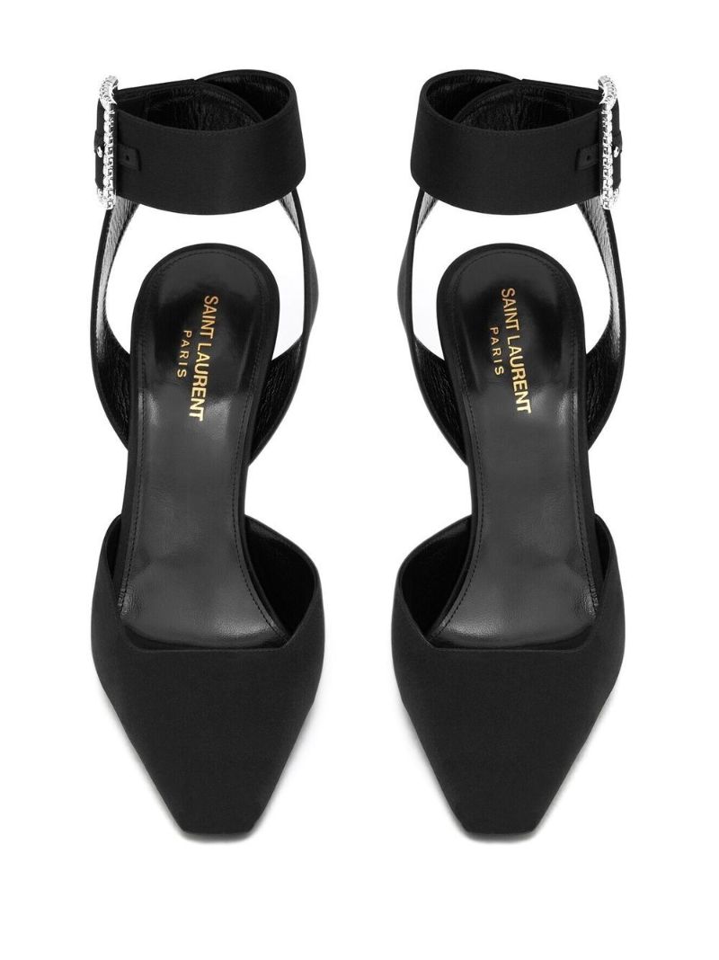 Black Claude 110 Slingback Pumps
