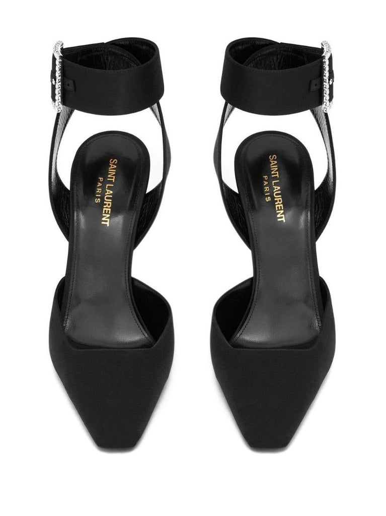 Black Claude 110 Slingback Pumps