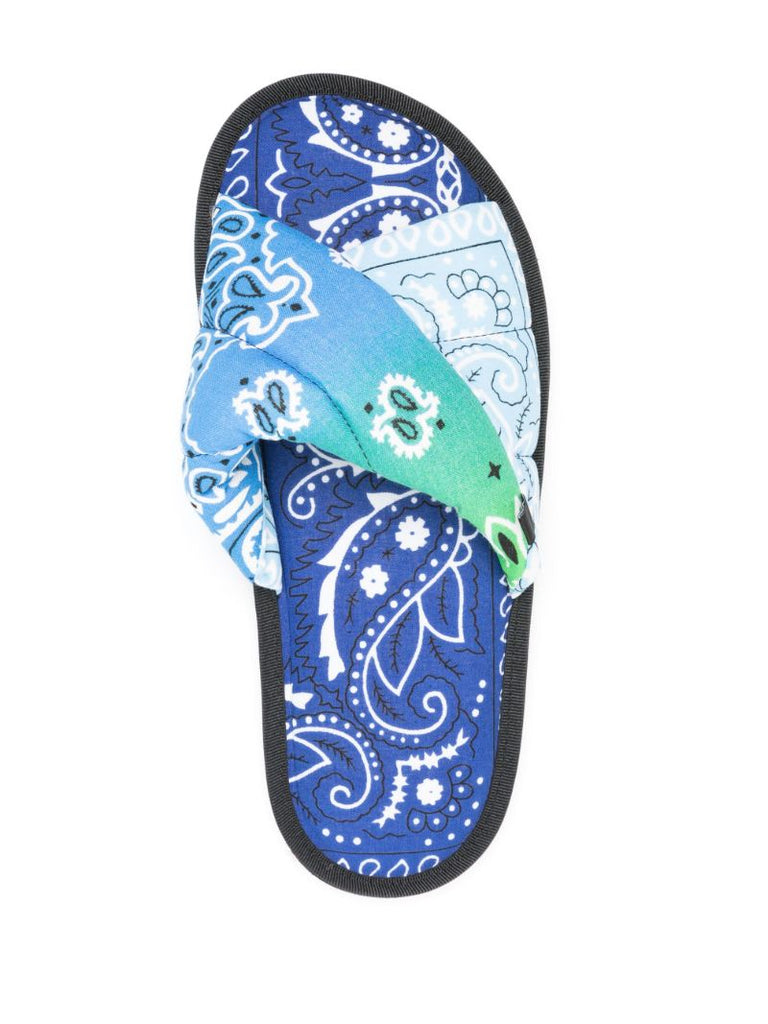 Pink Trekky Floral Cotton Sandals