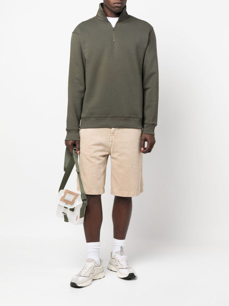 Green Ken Half-zip Sweatshirt