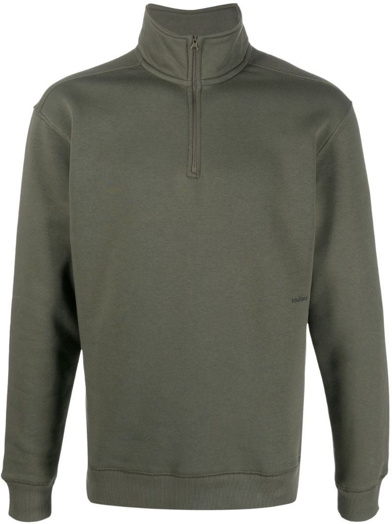 Green Ken Half-zip Sweatshirt