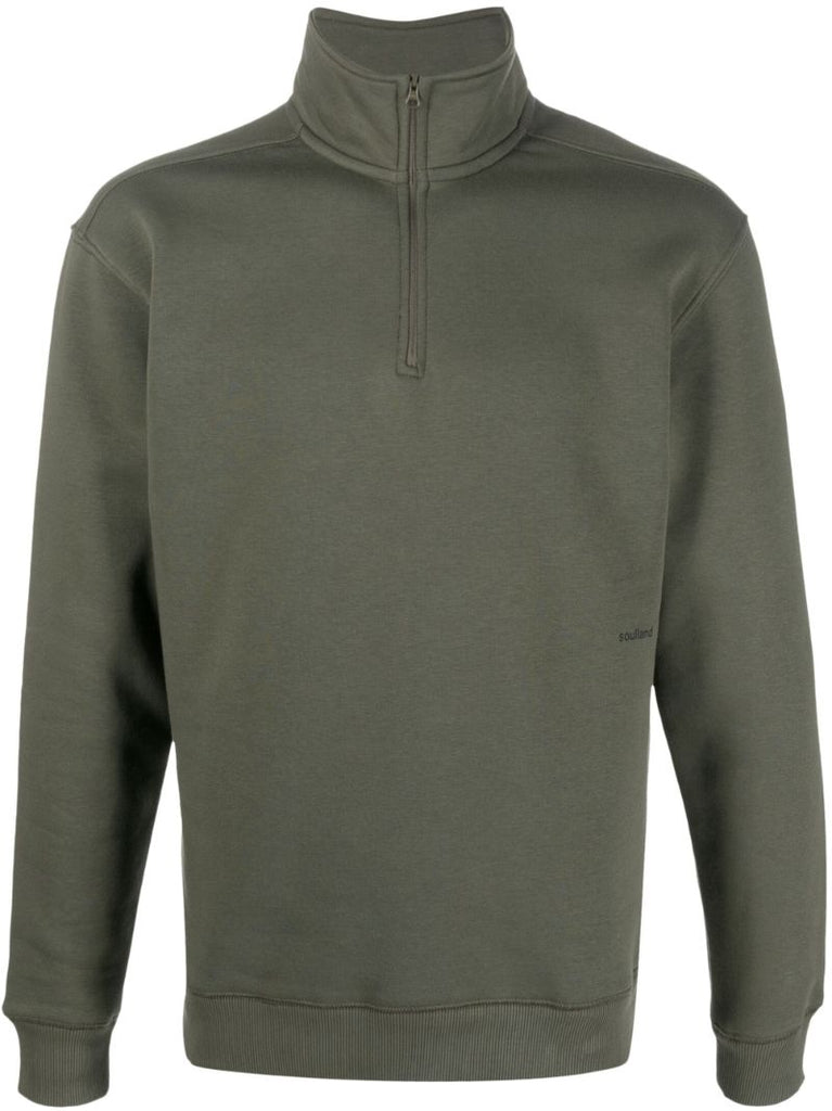 Green Ken Half-zip Sweatshirt