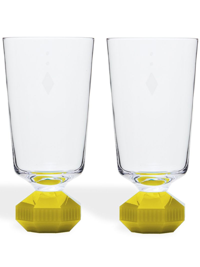 Clear Chelsea Tall Crystal Glass Set