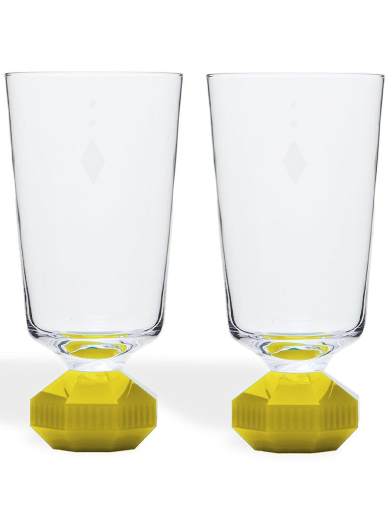 Clear Chelsea Tall Crystal Glass Set