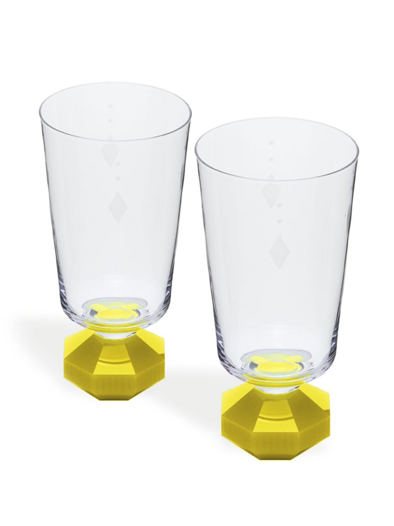 Clear Chelsea Tall Crystal Glass Set