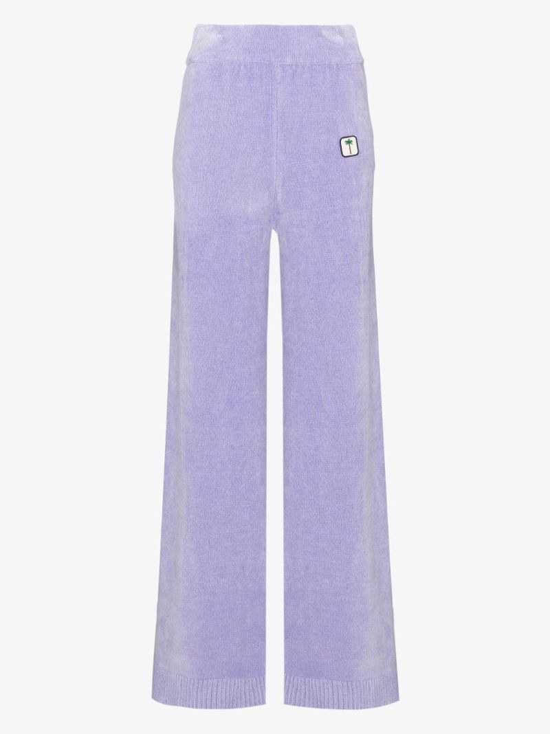 Logo Patch Flared Track Pants