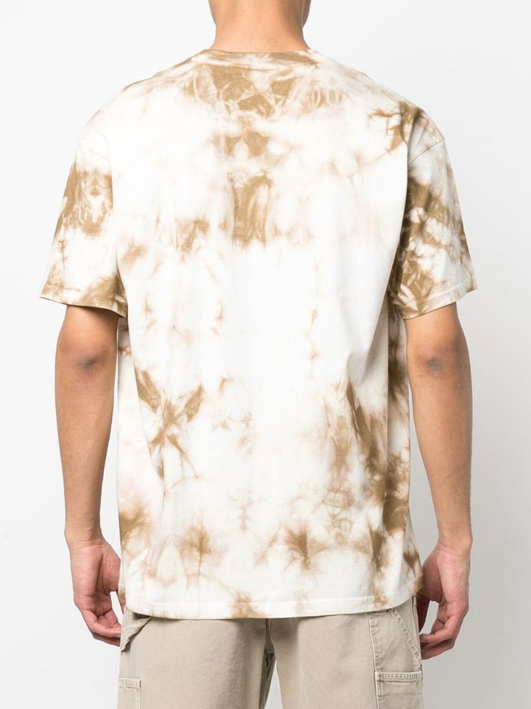 Brown Global Tie-dye Organic Cotton T-shirt