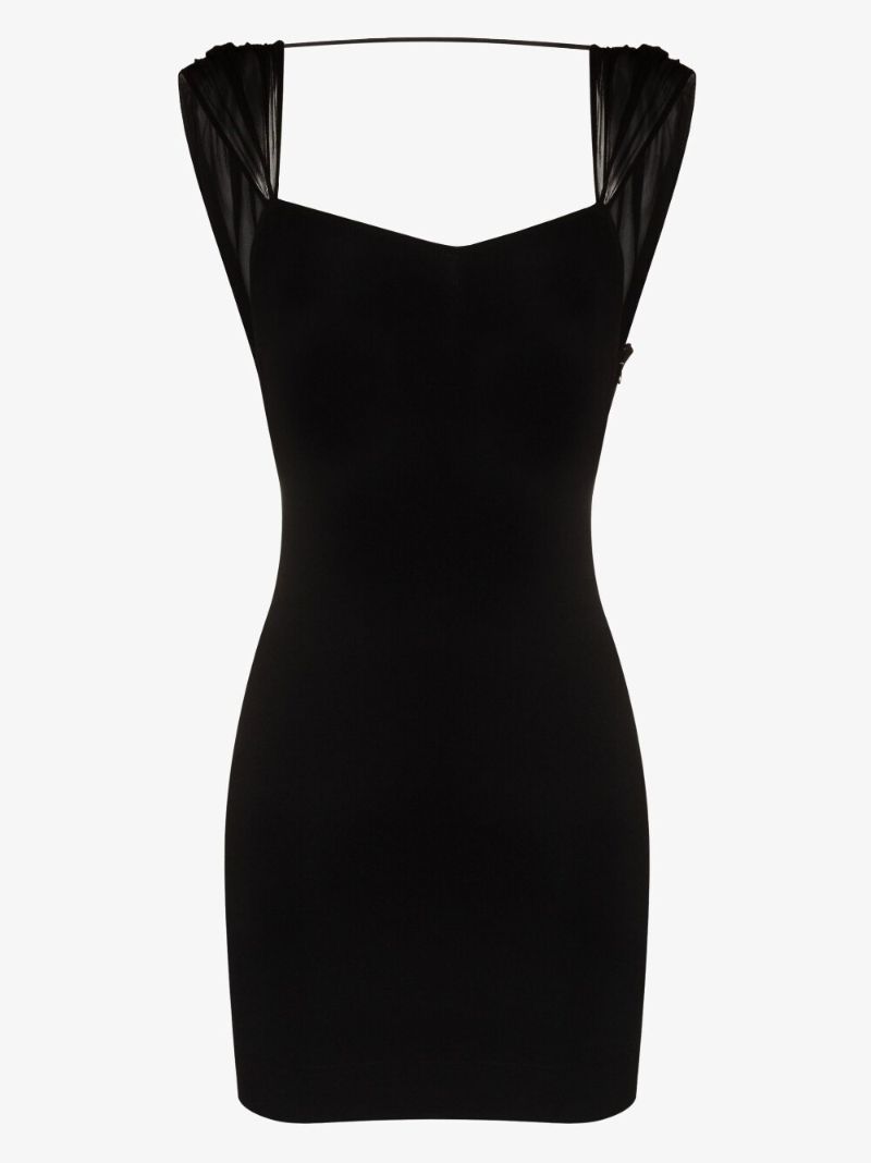 Butterfly Open Back Mini Dress