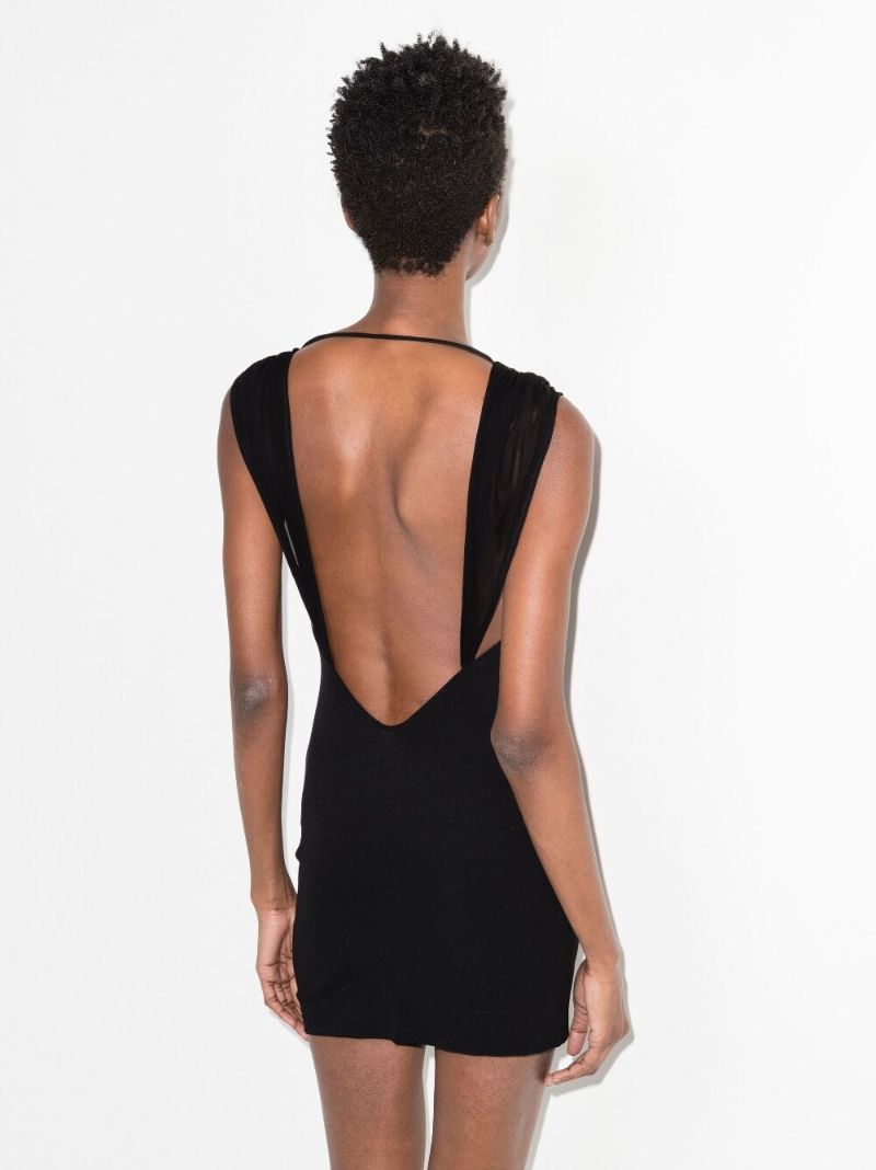 Butterfly Open Back Mini Dress
