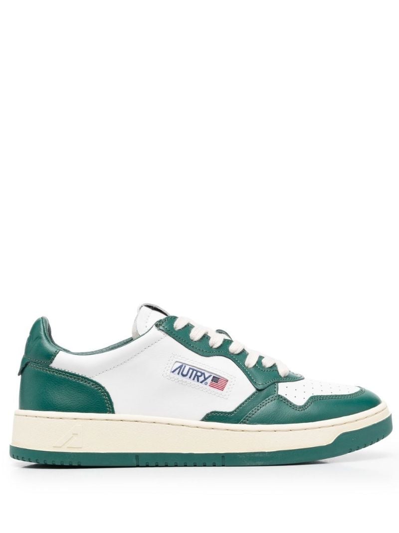 White Action Leather Sneakers