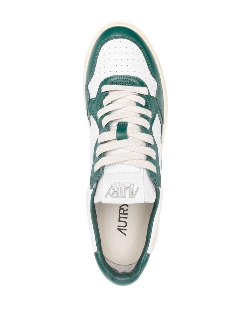 White Action Leather Sneakers