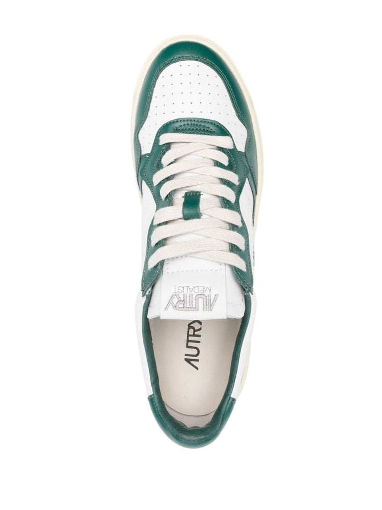 White Action Leather Sneakers