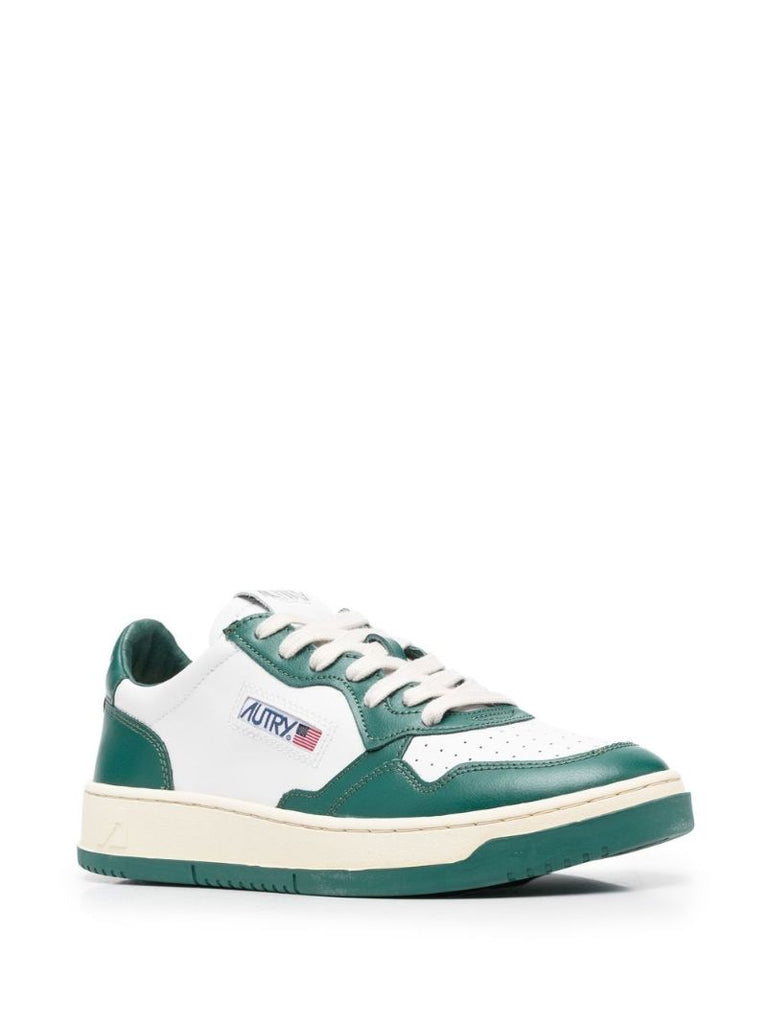 White Action Leather Sneakers