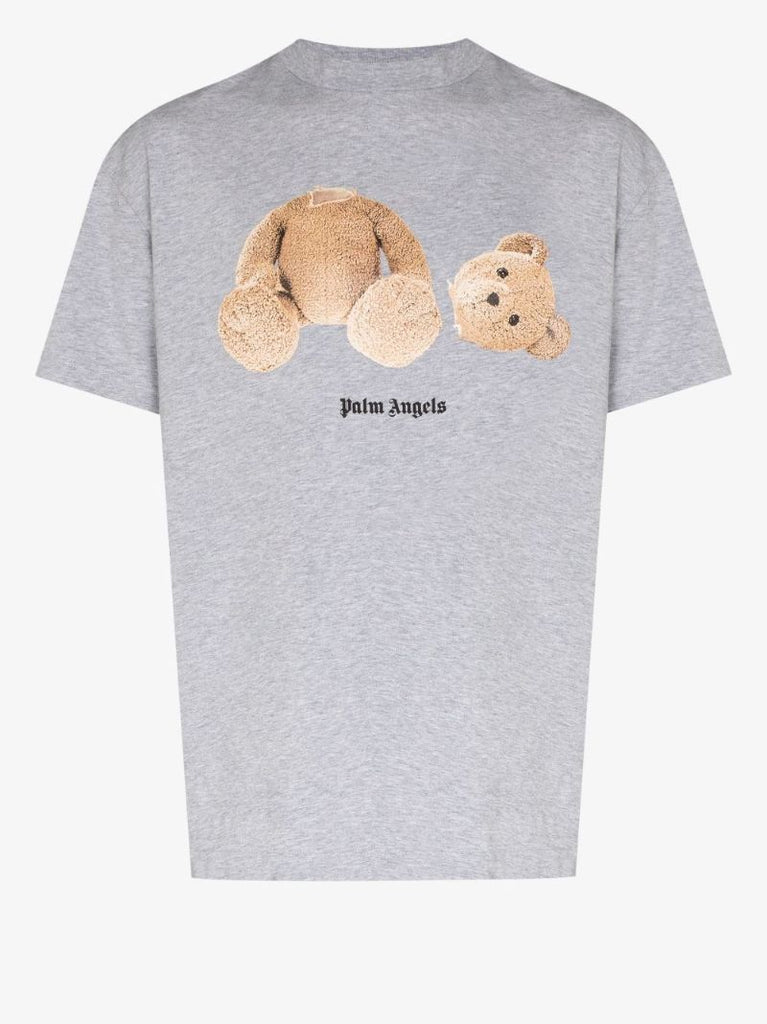 Bear Print Cotton T-shirt