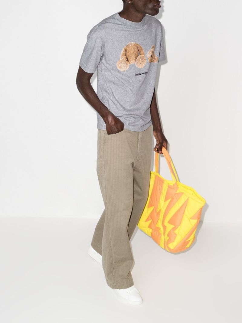 Bear Print Cotton T-shirt