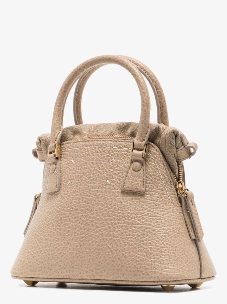 Neutral 5ac Mini Leather Tote Bag
