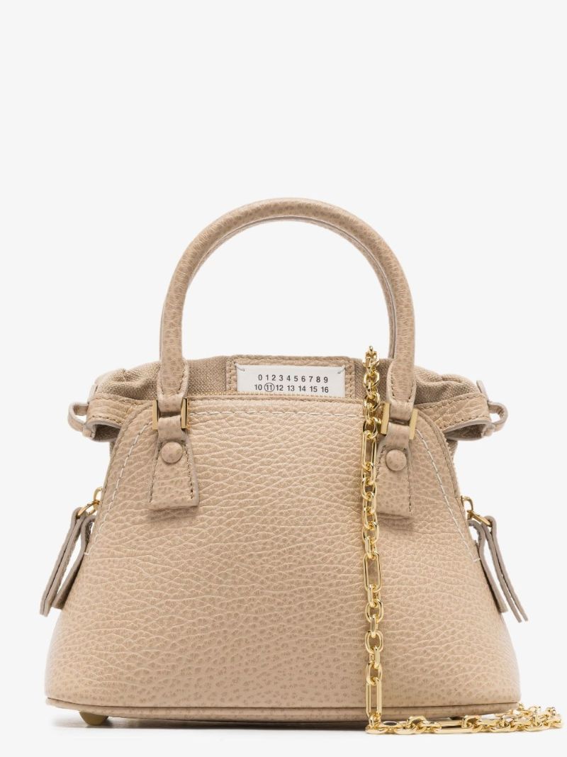 Neutral 5ac Mini Leather Tote Bag