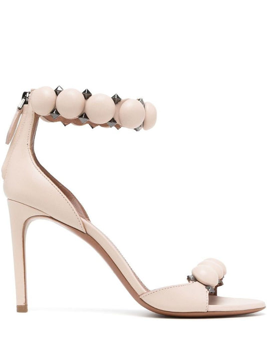Grey La Bombe 90 Leather Sandals