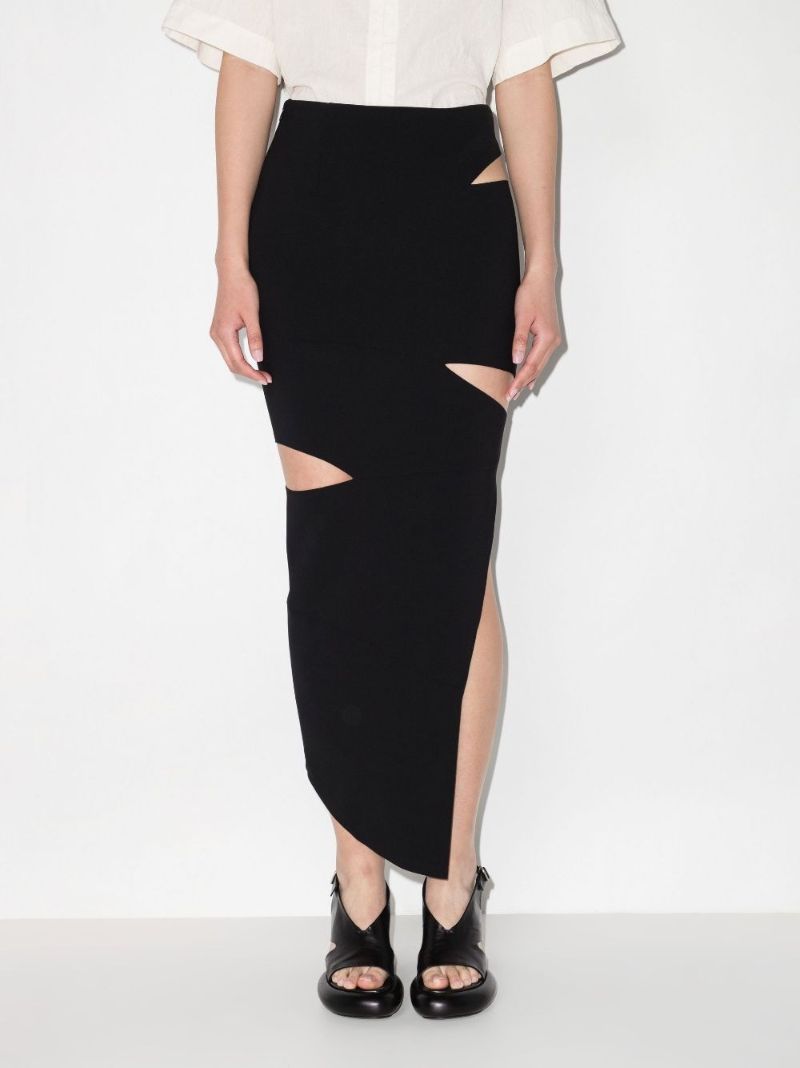Cutout Midi Skirt