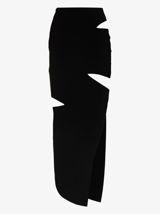 Cutout Midi Skirt