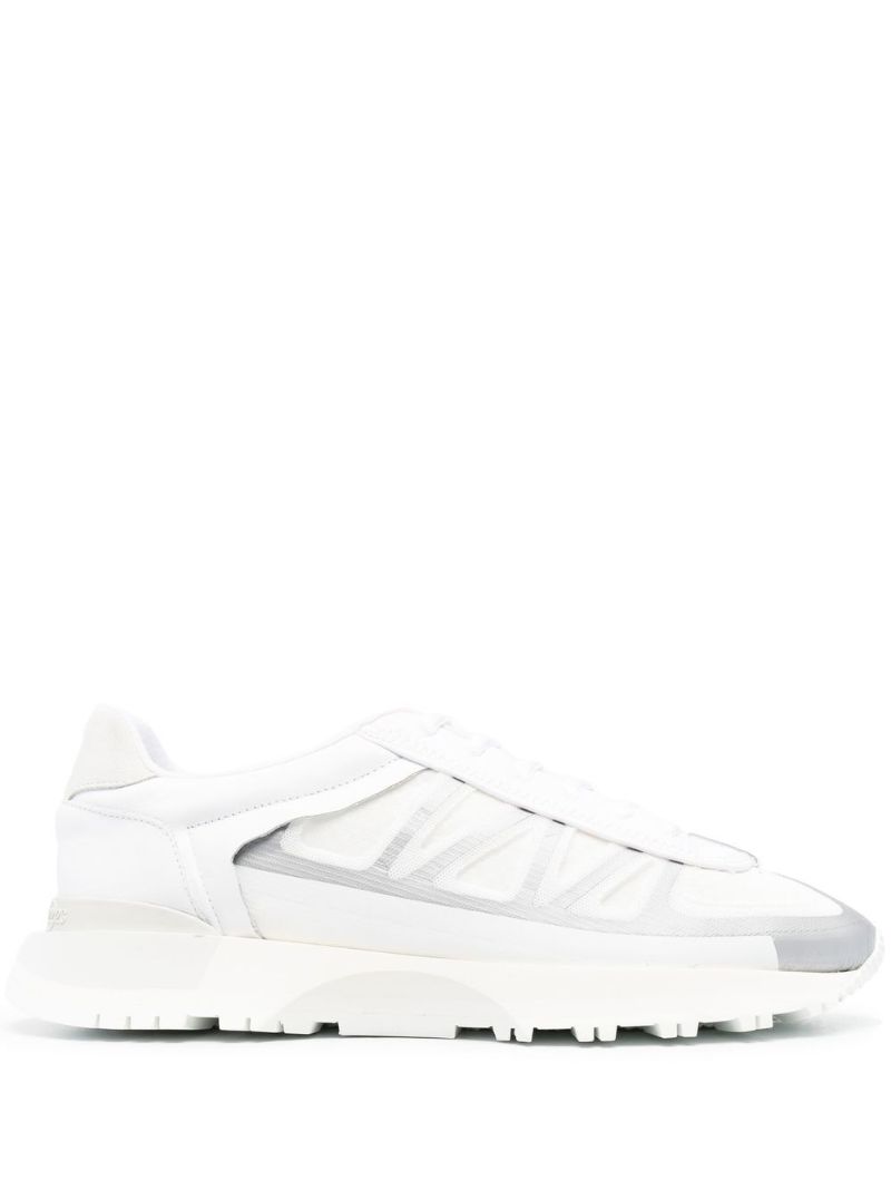 White 50 50 Low Top Sneakers