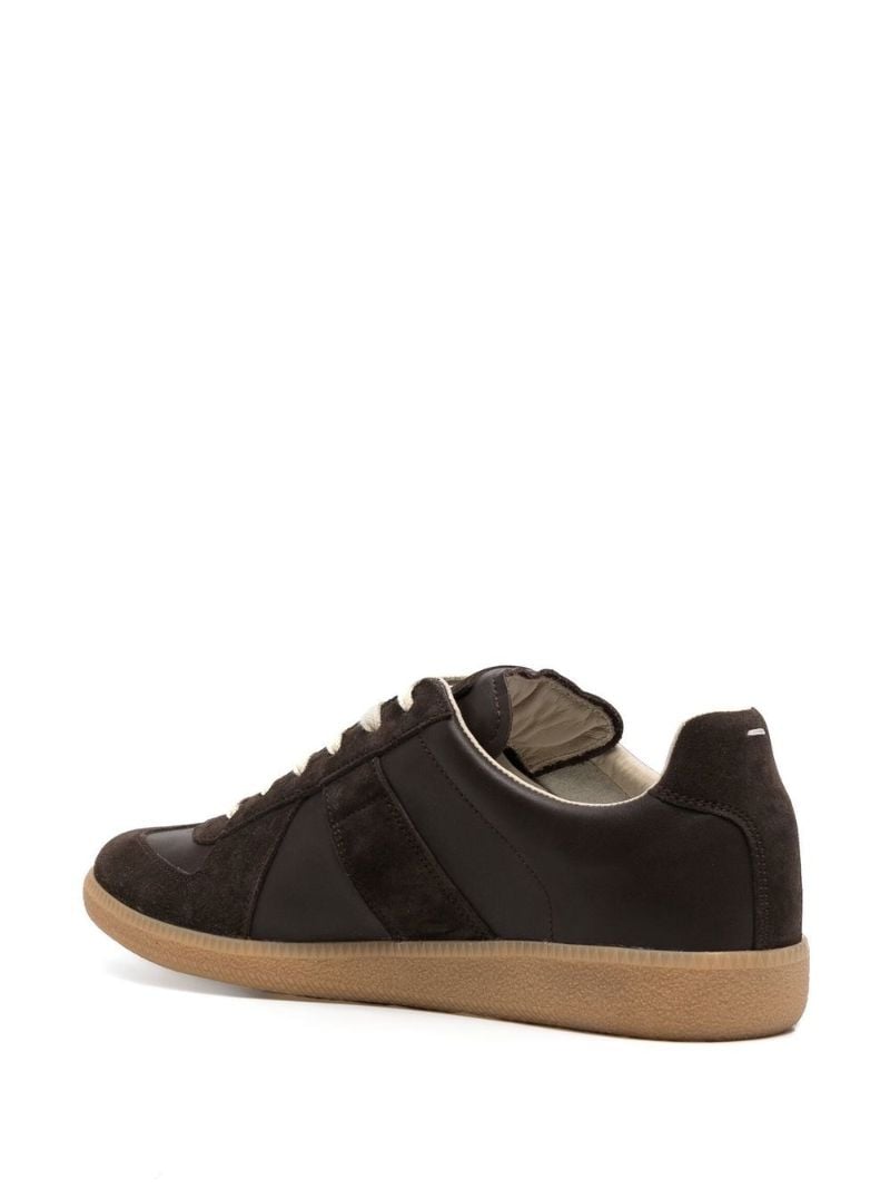 Brown Replica Leather Sneakers