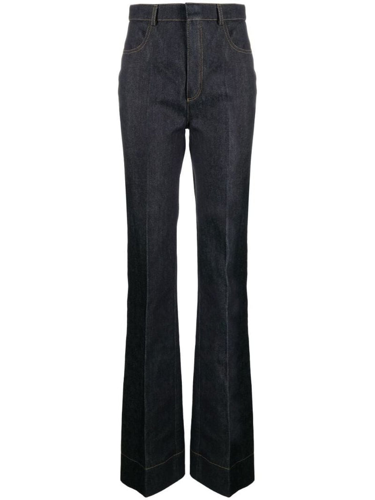 Blue Flared Jeans