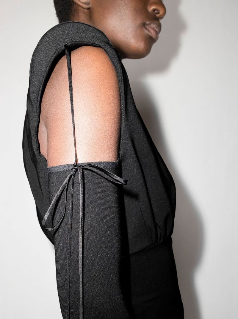 Black Hybrid Cutout Blazer