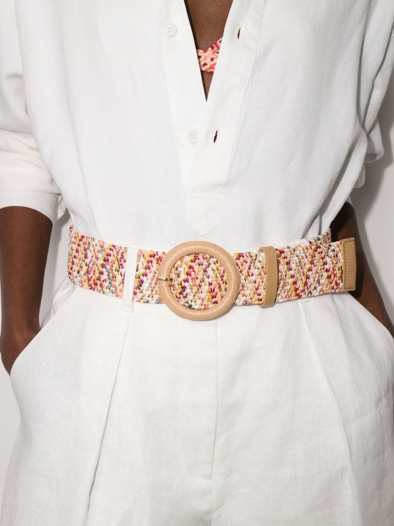 Anneke Belted High Waist Linen Shorts