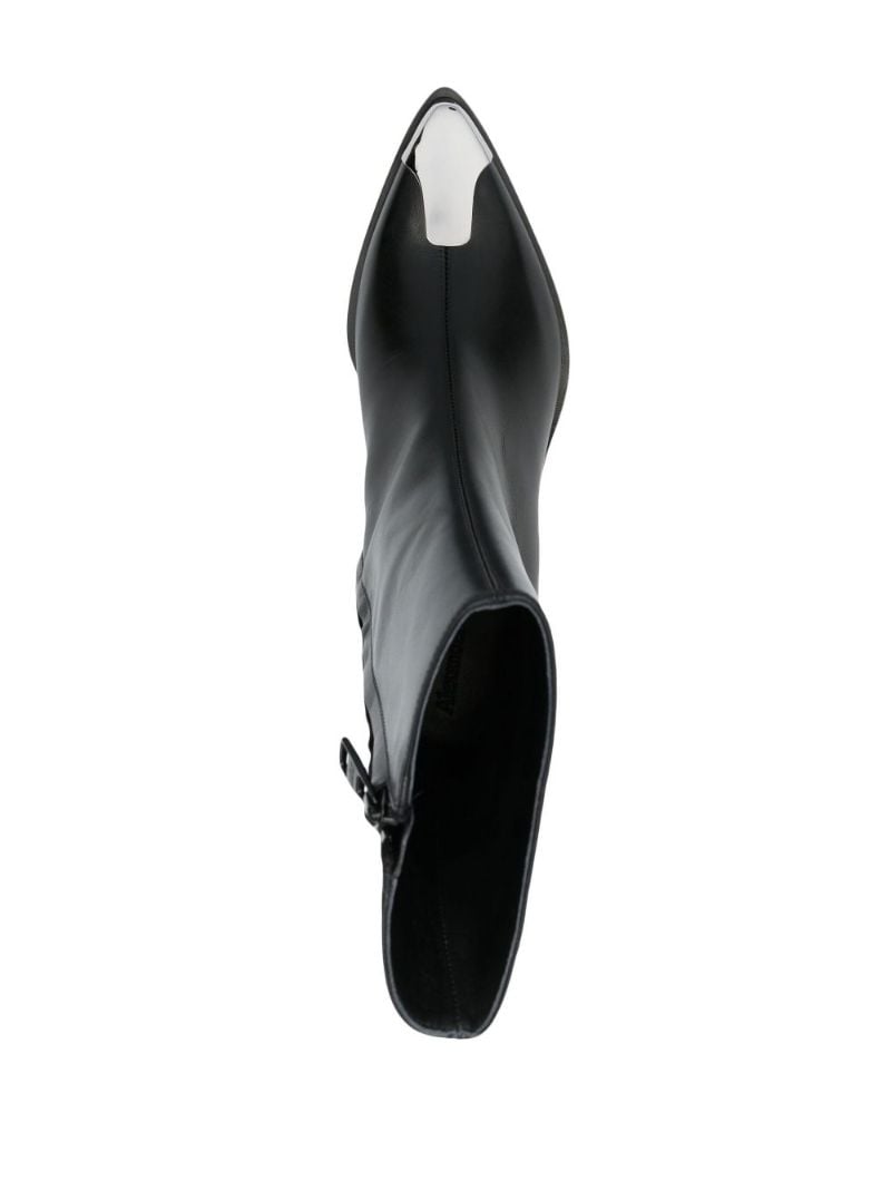 Black Punk 70 Leather Ankle Boots