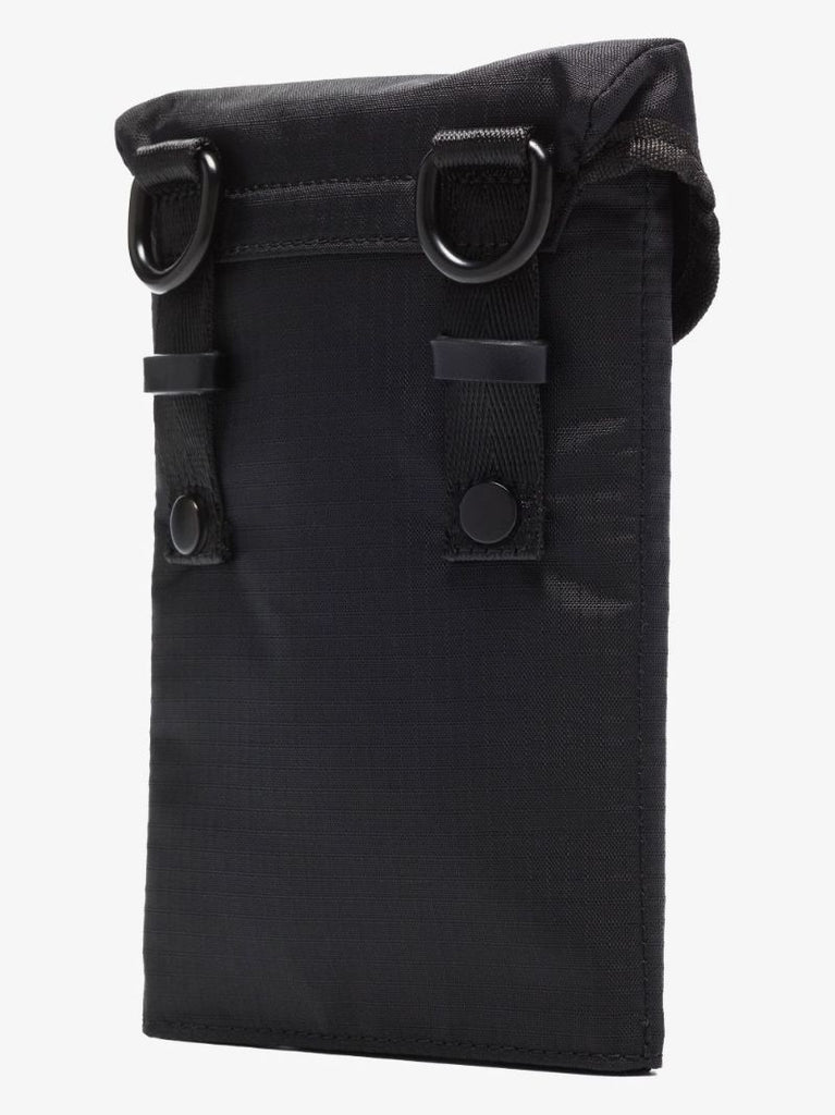 Black Ceresio 9 Logo Print Ripstop Cross Body Pouch